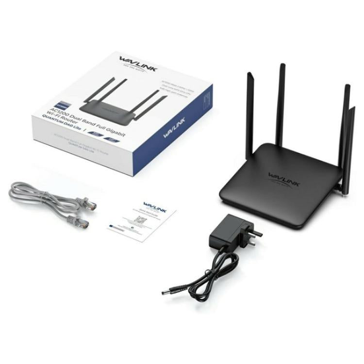 WAVLINK WN530HG4 Home Gigabit Ethernet MU-MIMO Router AC1200 Dual Band Router, US Plug, UK Plug, EU Plug, AU Plug WAVLINK WN530HG4 Home Gigabit Ethernet MU-MIMO Router AC1200 Dual Band Router, US Plug, UK Plug, EU Plug, AU Plug